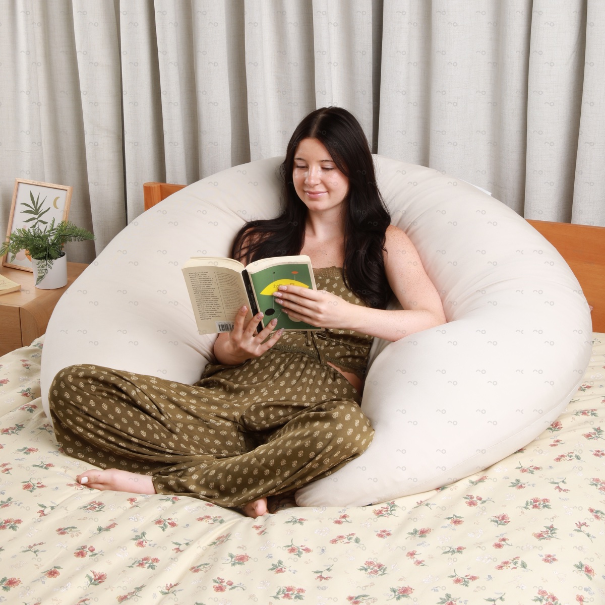 MoonSpoon folded into a cozy fortune cookie shape